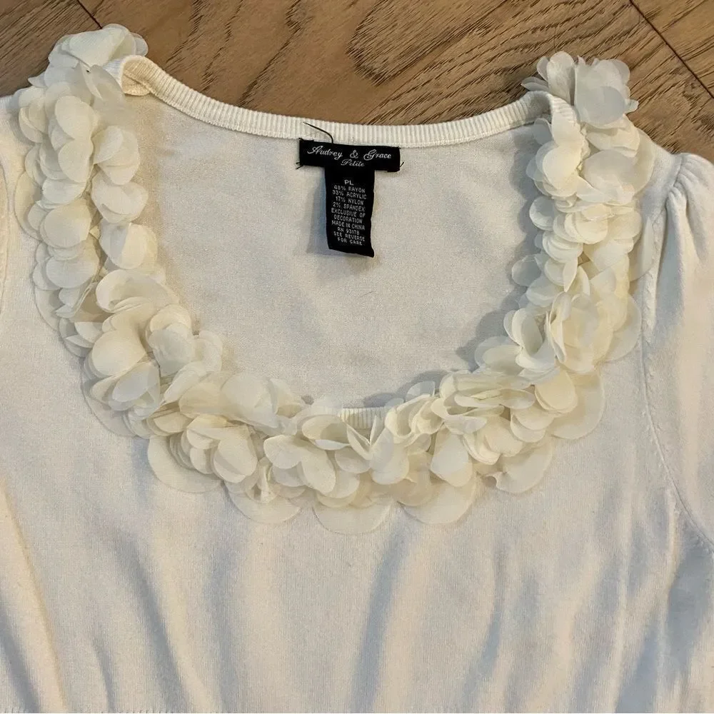 Audrey & Grace Floral Short Sleeve Top - Picture 3 of 5